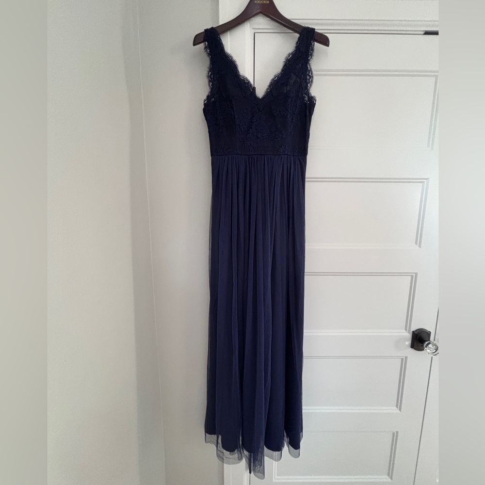 Hitherto Navy Lace Dress